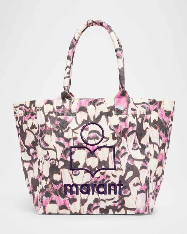 Yenky Small Butterfly-Print Canvas Tote Bag